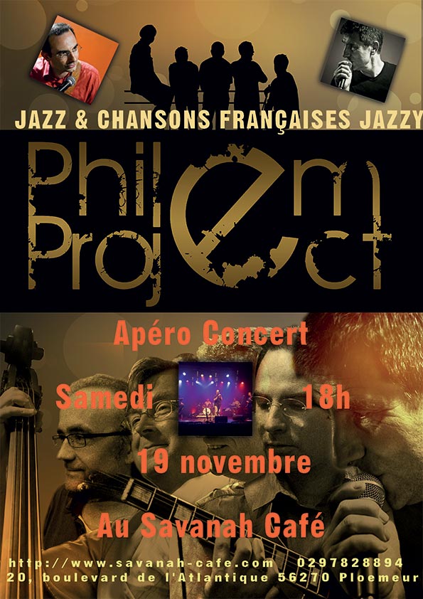 concert philem project savanah cafe ploemeur