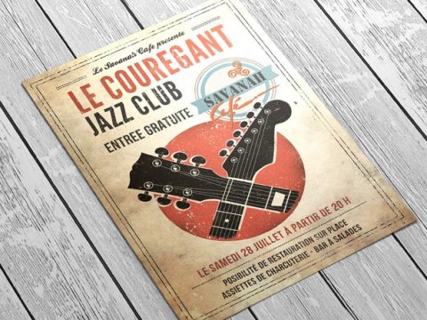 Concert Courégant Jazz Club au Savanah Café