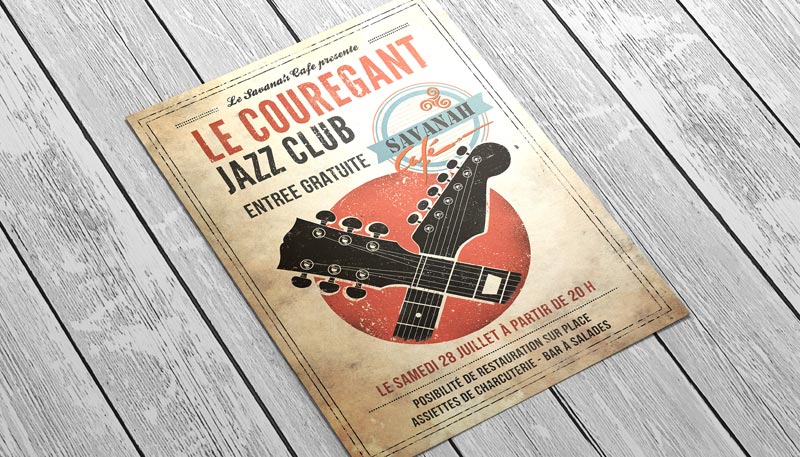 Concert Courégant Jazz Club au Savanah Café